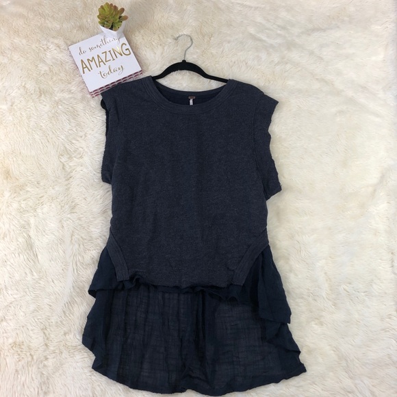 Free people front cropped top size S - Picture 4 of 10